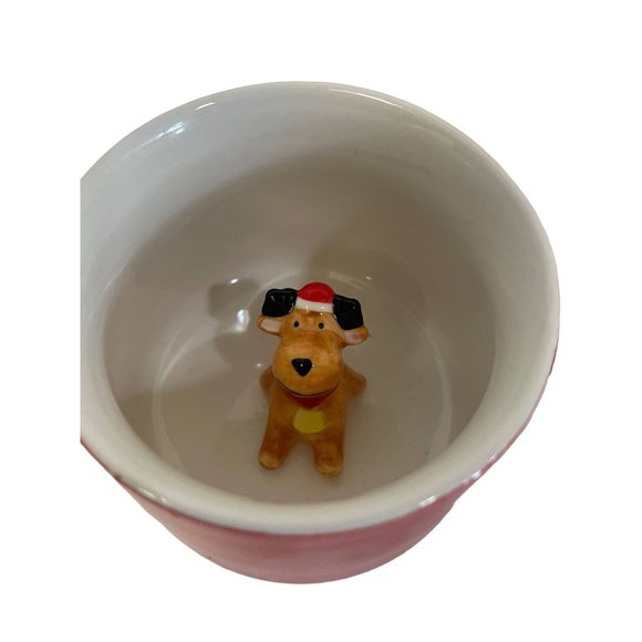 3D REINDEER in a Coffee Tea Mug Cup Cute Cartoonish Christmas Holiday Ceramic 3 - Picture 2 of 6